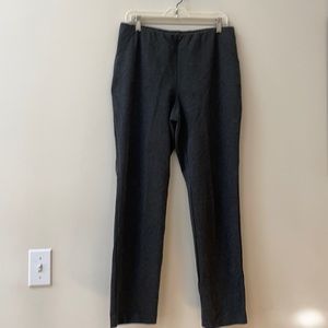 J Jill Ponte Slim Leg Pants in dark gray